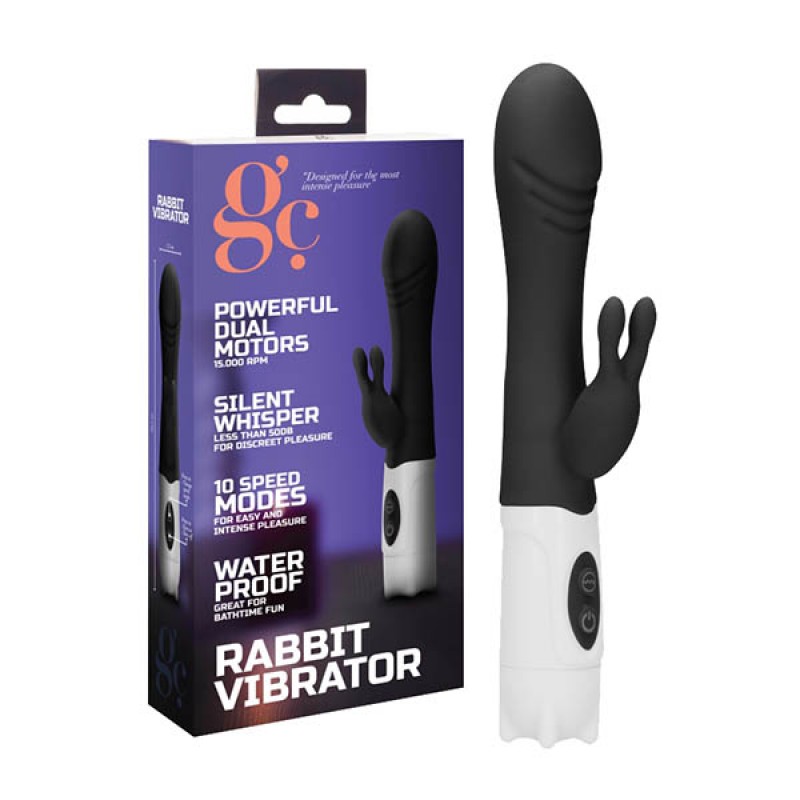 GC. Rabbit Vibrator - Black